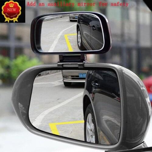 CDCOTN Auto Products New Rear View Auxiliary Mirror Adjustable Reflective Blind Spot mirror Car Accessories Rearview Mirror