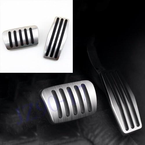 No Drill Car AT Foot Pedal Pad Plate Fuel Gas Brake Stainless Steel Fit For Cadillac XTS 2013 2014 2015 2016 Accessories