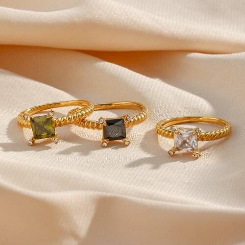 E.B.belle Rings With Diamonds