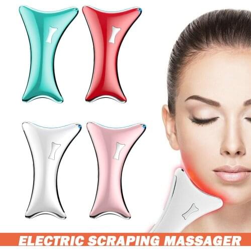 Electric Scraping Massager Gua Sha Board Vibration Face Lifting Anti Wrinkles Muscle Relax Skin Rejuvenation Massage Tool