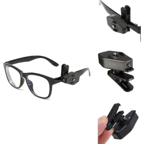 Flexible Fishing Eyewear LED Light Fishing Glasse For Night Light Eyeglass Tools Mini Eyeglass Clip On Camping Hiking Goggles