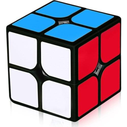 Gold Kylin Kirin 2x2x2 High Speed Magic Cube Twist Puzzle Toy Brain Teaser 3D IQ Game Ultra-Smooth 2x2 Yuxin 2*2*2 Multi-Color
