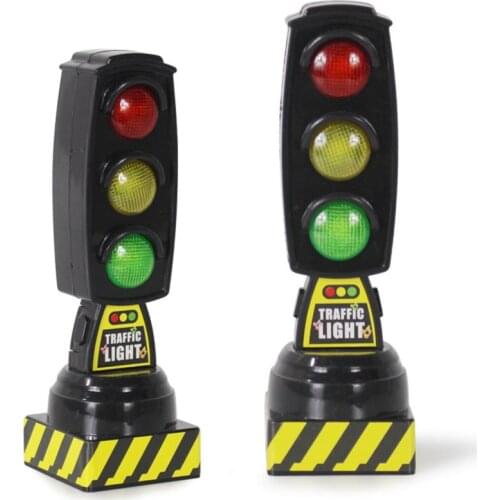 Hot Sale New 1pcs Singing Traffic Light Toy Traffic Signal Model Road Sign Suitable For Brio Train Children Track Series Toy