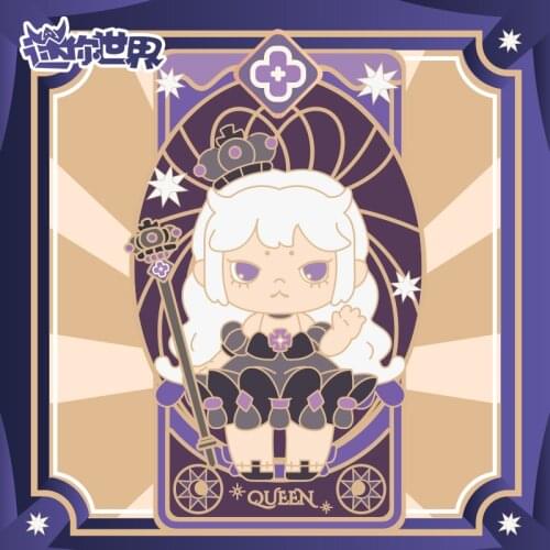 Mimi World Dharma Torat Metal Badge Blind Box Random Toy Anime Doll Surprise Gift Birthday 9 Pieces/Set of Gift Box Decorations