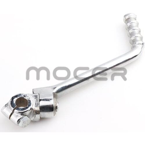 Motorcycle Kick Starter Lever Pedal For Kawasaki KE KL KLX KX KDX KZ 125 175 200 50cc-160cc Universal Chrome Starter Lever Parts