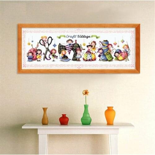 Cross Stitch Set Chinese Cross-stitch Kit Embroidery Needlework Craft Packages Cotton Fabric Floss New Designs Embroidery G72