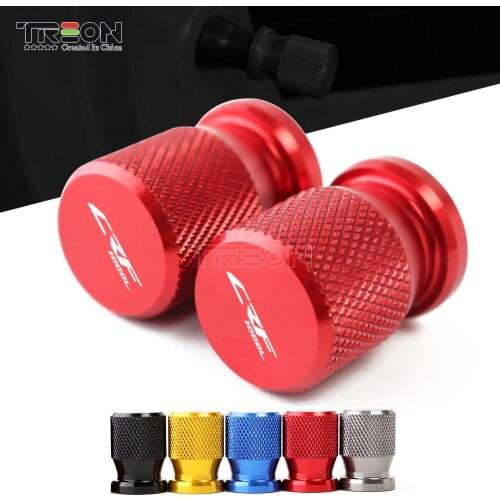 Pcr For Honda CBF1000L All Years 1 Pair Motorcycle Accessories Wheel Tire Valve Stem Airtight Air Covers Caps CNC Aluminum