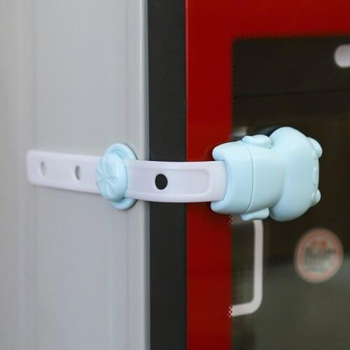 Plastic Cabinet Lock Child Safety Baby Protection From Children Safe Locks for Refrigerators Baby Security Drawer Latches
