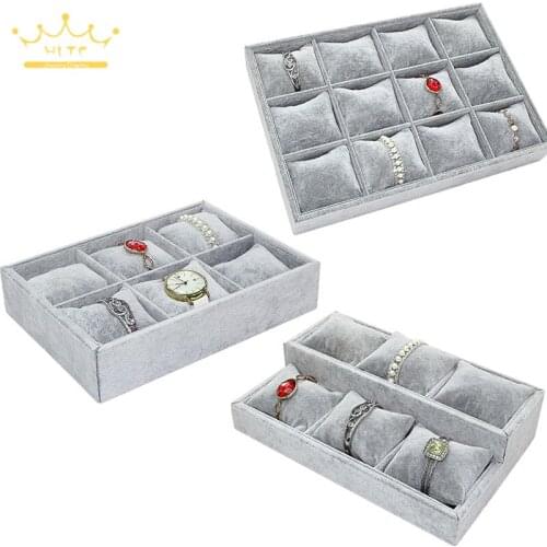 Watch Pillow Tray Bracelet Stand Bangle Holder Watch Display Tray Jewelry Display Props Jewelry Organizer