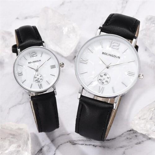 Luxury Womens Lovers Watches 2020 High Quality Elegant Diamond Ladies Wristwatches Casual Shell Surface Leather Female Watch