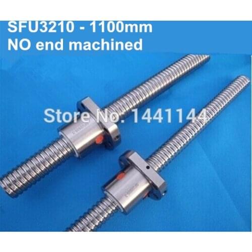 SFU3210 - 1100mm ballscrew with ball nut no end machined