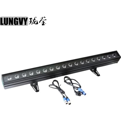 Free Shipping 18x10w LED Wall Washer Light RGBW 4IN1 Indoor LED Building Wall Light LED Wall Flood Light