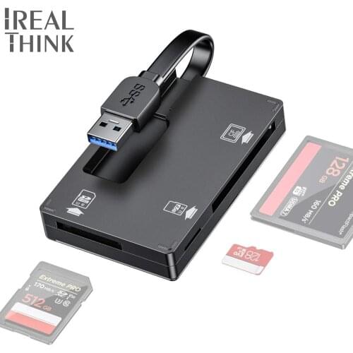 USB 3.0 Card Reader 3.0 USB Memory Card Reader Adapter SD card reader with Card Holder Case for CF,SD/SDXC/SDHC,MMC,TF/Micro SD