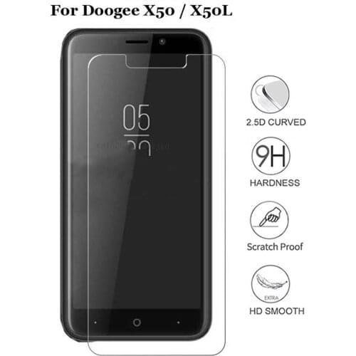 Tempered Glass Film 9H 2.5D For Doogee X50L X50 L Premium Screen Protector Film For Doogee X50 5.0"