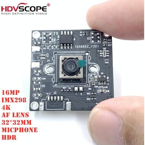 1/2.8" Sony 16MP UVC 4K industrial vision HDR 4656x3496 USB Camera Module pcb board Autofocus lens Industrial equipment