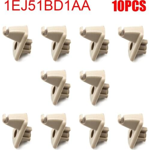 10PCS/Lot Sun Visor Hook Clips 1EJ51BD1AA For Chrysler 300C Dodge Charger Magnum Auto Parts High Quality