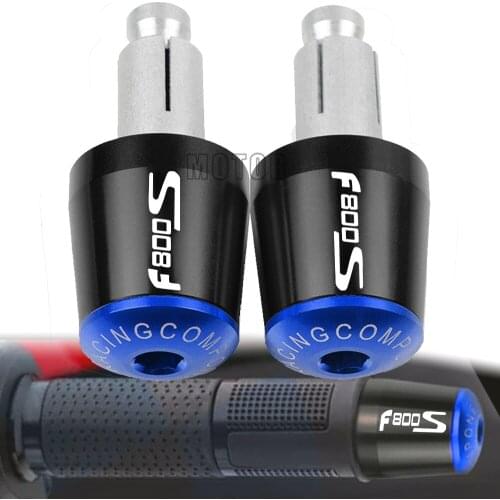 For BMW F800 S F800S 2007 2008 2009 2010 2011 2012 2013 2014 7/8" 22mm Motorcycle Handlebar Grips End Handle Bar Cap End Plug