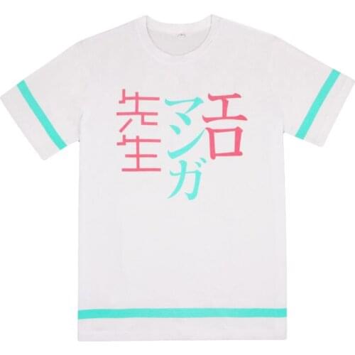 Brdwn Eromanga Sensei Unisex Izumi Sagiri Cosplay Costumes T-shirt Short Sleeve Tee Tops