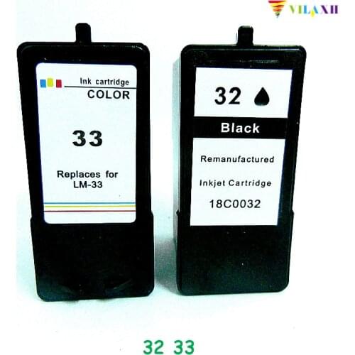 Vilaxh For Lexmark 32 33 Ink Cartridge For Lexmark Z800 Z805 Z810 Z812 X5410 X5450 X5470 X7300 X7350 X8310 X8350 Series