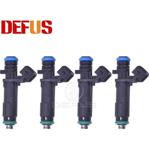 DEFUS 4PCS OEM F222W10049 Fuel Injector Nozzle For Chevrolet SPARK 1.0L 1.4 L 2012-2015 High Quality Brand New 23899720