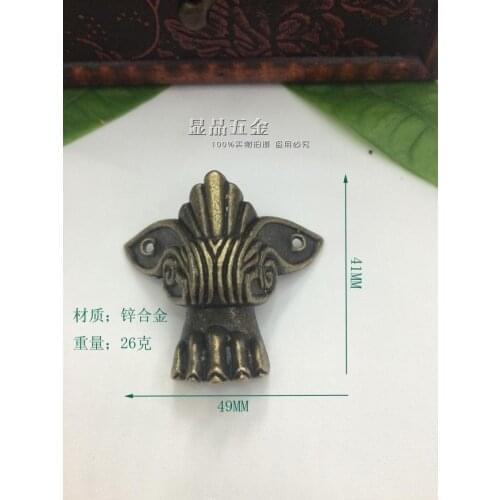 49*41mm Furniture foot Wooden corner Wooden sides of the foot Decorative foot Gift Foot wholesale