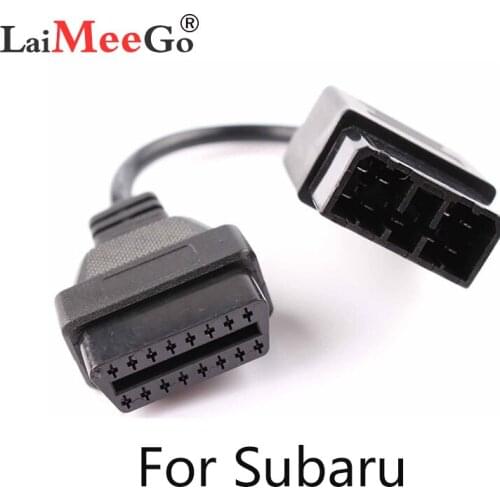For Subaru 9pin cable OBD1 to obd2 16pin lead diagnostic interface 9 pin OBDII extension cord lead