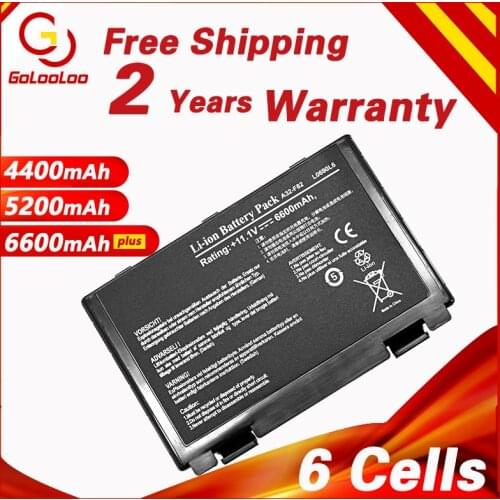 Golooloo A32-F52 A32-F82 Laptop Battery for Asus a32 f82 k50 k50ij k50in k61ic battry lion pack k40 k50id k60 k61 k70 f52