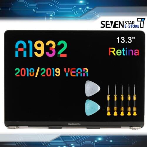 GOUZI Rose Gold New Late 2018 2019 Year A1932 LCD Display Screen Panel For Macbook Air Retina 13.3" A1932 LCD LED Screen