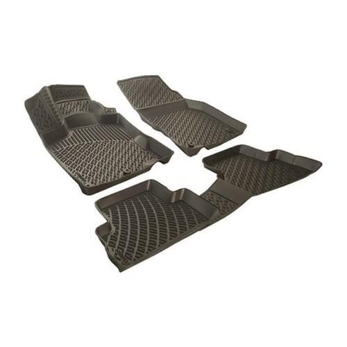 3D Molded Interior Car Floor Mat For Citroen C3 2016 Post 3D Pool Mat Black