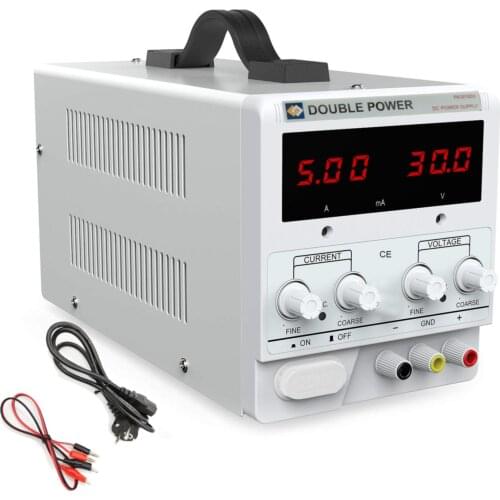 Laboratory Power Supply 30V10A Current Regulator Switch Power Supply Adjustable Voltage Regulator Bench Source 3 LED Digital