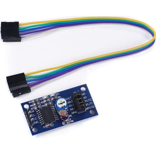 PCF8591 module AD / DA conversion modules analog-to-digital / digital-to-analog conversion+Cable