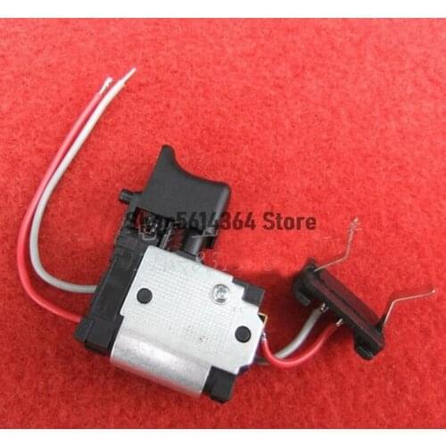 7.2V-24V 16A for Lithium Battery Cordless Drill Switch Speed Control Electric Drill Trigger Switch with Small Light DS7DF