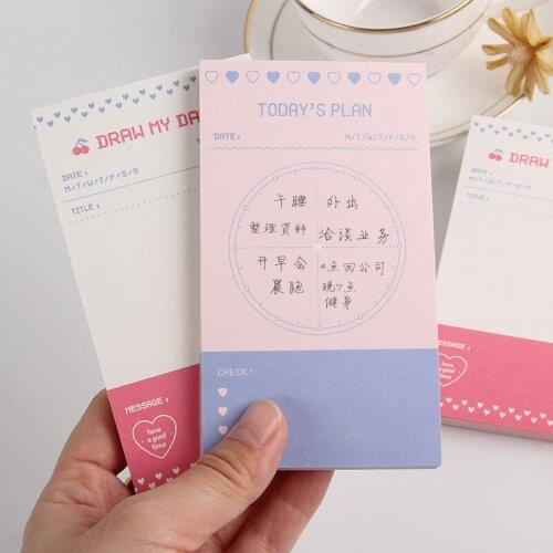 Simple Planners Can Tear Small Notebook Daily Message Notepad Weekly Office School Planner Todays Plan Pocket Planner