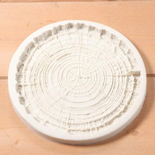 Tree Stump Silicone Cake Fondant Decor Sugarcraft Mold Chocolate Baking Mould Kitchen Baking Tool