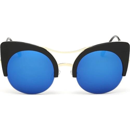 Cat Eye Sunglasses Women Brand Designer Luxury Sun Glasses Men Female Unisex 6 Colors with Glasses Case UV400 Hot Sale 2017