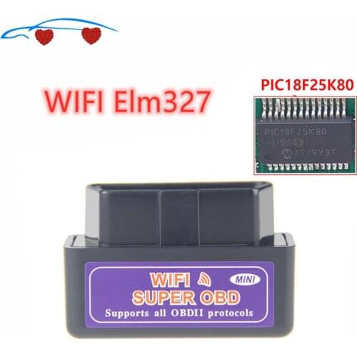 Super Mini Code Reader ELM327 Wifi Function Elm 327 V1.5 OBDII Scan Tool Check Engine OBD OBD2 Diagnostic Tool