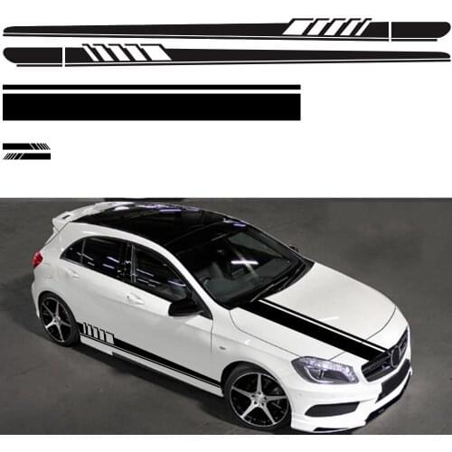 Universal Car Sticker Car Styling Auto Full Auto Body Sticker Decals Vinyl Side Long Stripe Waterproof Self Adhesive Stickers