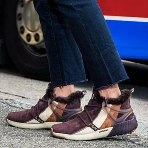 ONEMIX Waterproof Snow Boots Women Sneaker Men Trainers Walking Outdoor Athletic Comfortable Warm Wool Shoes Sports De Loisirs