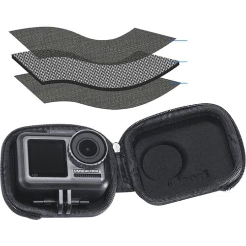 Suitable for DJI Osmo Action sports camera portable storage box protection bag accessories Mini portable storage bag waterproof