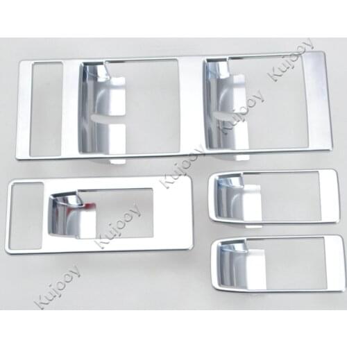 4Pcs Red/Gold/Chrome/Matt ABS Door Window Switch Panel Button Cover Decor Trim For 2011-2016 Jeep Compass Patriot Car Styling