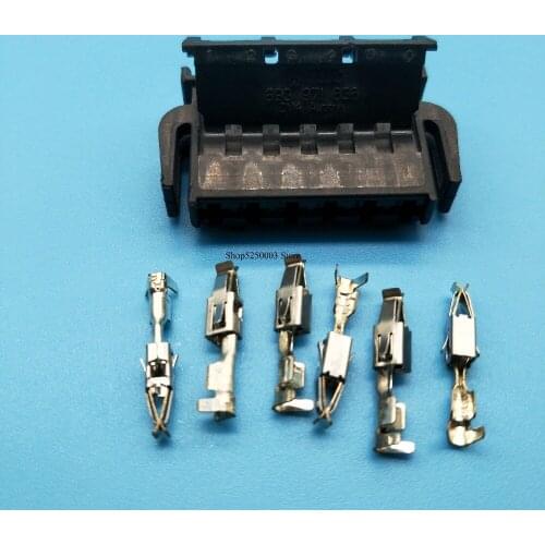 5 pcs 6 pin Rear Tail Light Lamp Wiring Harness Plug For A6 A8 1994-2016 A4 S4 893971636