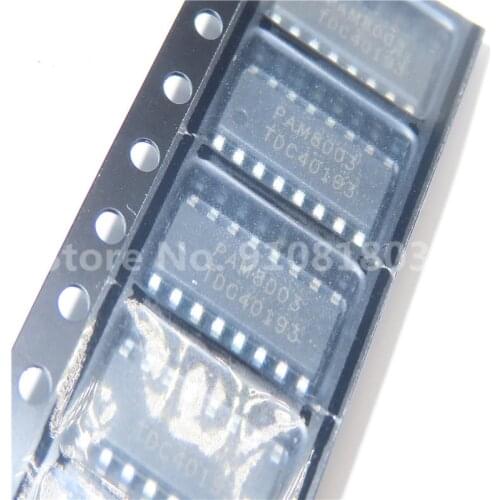5PCS/lot PAM8003 PAM8003DR SOP16 SOP-16 In Stock