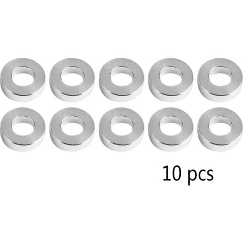 10PCS 3MM Silver Metal Aluminum Flat Washer Spacer Gasket for DIY Model 3D Printer Parts Accessories