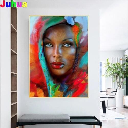Abstract African Woman 5D diy Diamond Painting,full,square,round diamond embroidery mosaic Puzzle diamond stitch home Decoration