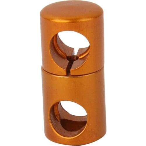 Aluminium Alloy Outdoor Camping Tent Pole Connector Buckle- Gold