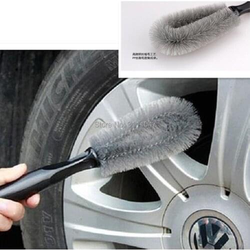 Car Wheel Rims Tire Washing Brush FOR peugeot 206 zafira subaru impreza ford fiesta mk7 mitsubishi volvo v40 bmw e84 golf mk7