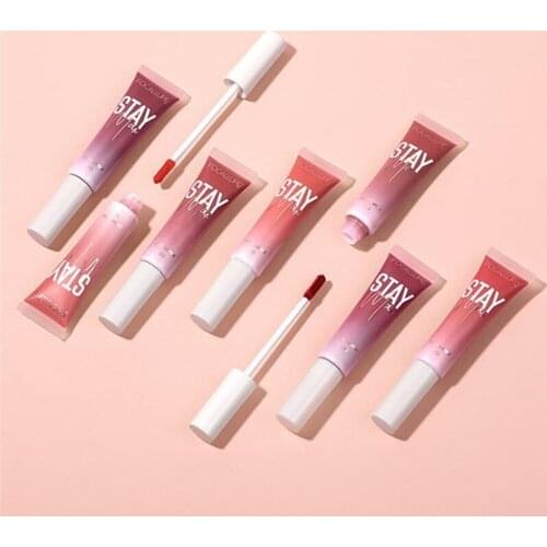 Lip gloss Cosmetics Moisturizing Lip & Cheek Tint Lip Care 7 Colors Waterproof Lip tint Blusher Makeup