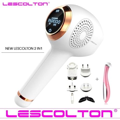 NEW Lescolton IPL Hair Removal Laser Depiladora Facial LCD Display 350000 Pulses Depilador a Laser Woman Electric Epilator