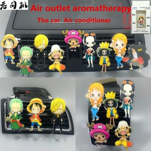 One piece anime action figure prefect quality acrylic Air outlet aromatherapy home decoration