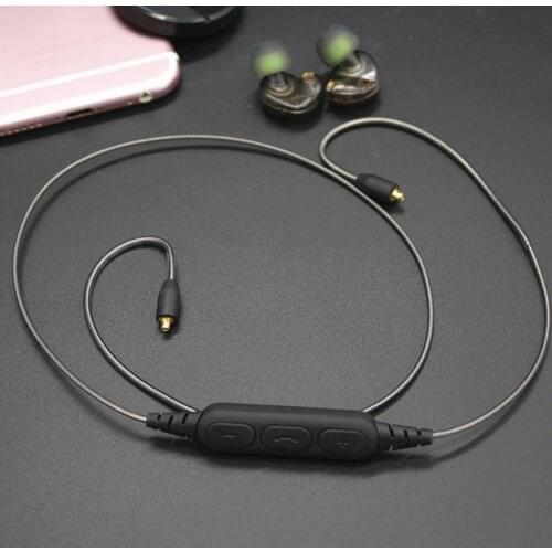Hifi MMCX port wireless Bluetooth adapter sports cable For Shure SE215 SE535 UE900 Earphone Bluetooth adapter connector headset